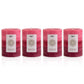 Pier 1 Island Orchard 3x4 Layered Set of 4 Pillar Candles