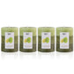 Pier 1 Citrus Cilantro 3x4 Layered Set of 4 Pillar Candles